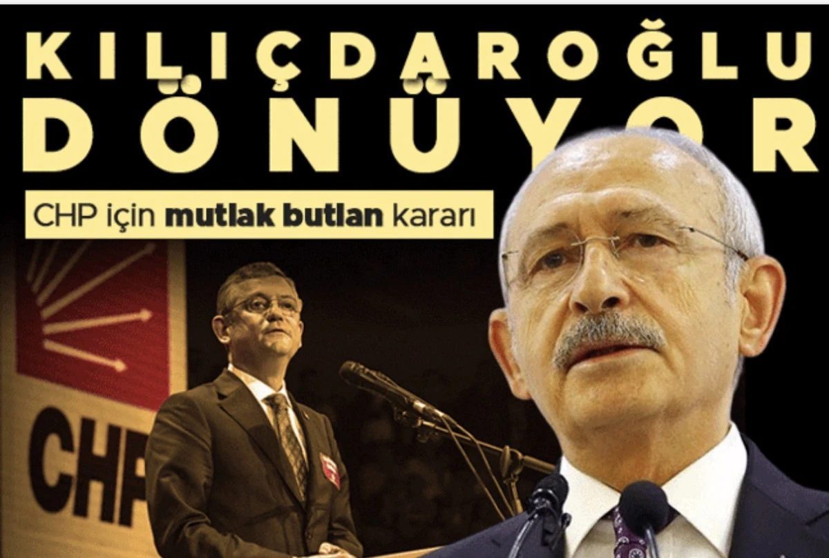CHP için mutlak butlan kararı çıktı... Mutlak butlan kararı sonrası ne olur? Anlık CHP son durum gelişmeleri!