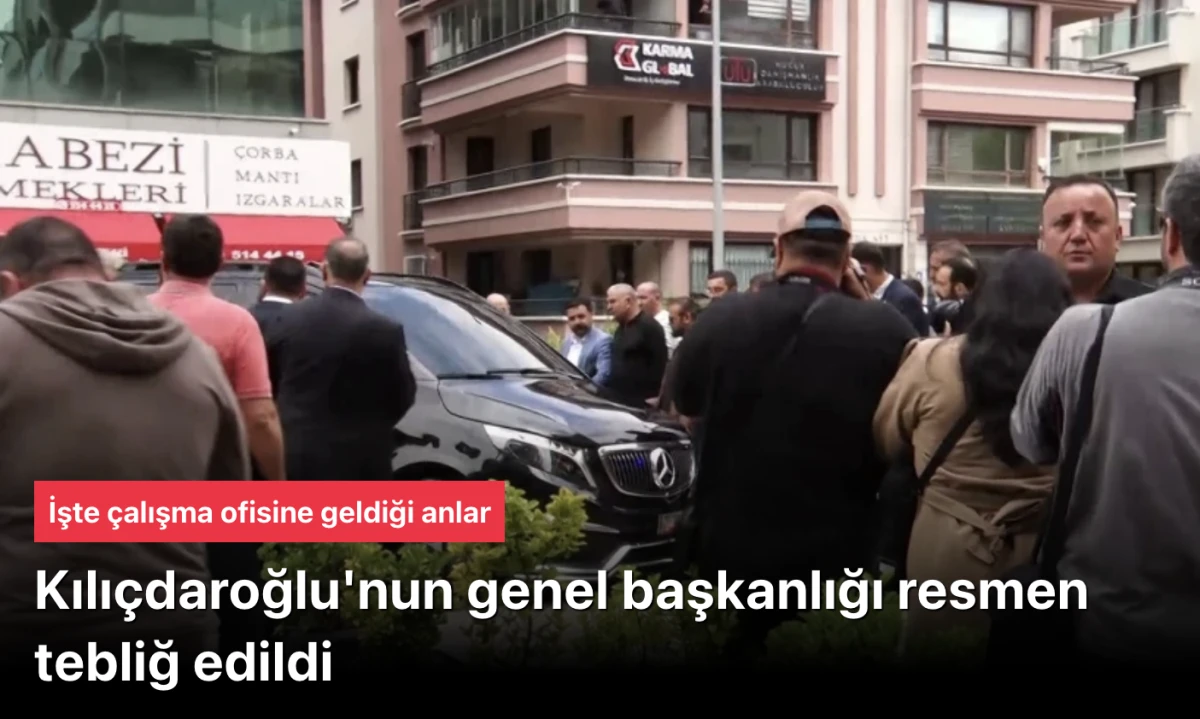 Kılıçdaroğlu'na Mutlak Butlan Kararı Resmen Tebliğ Edildi! CHP Genel Başkanlığı Geri Döndü