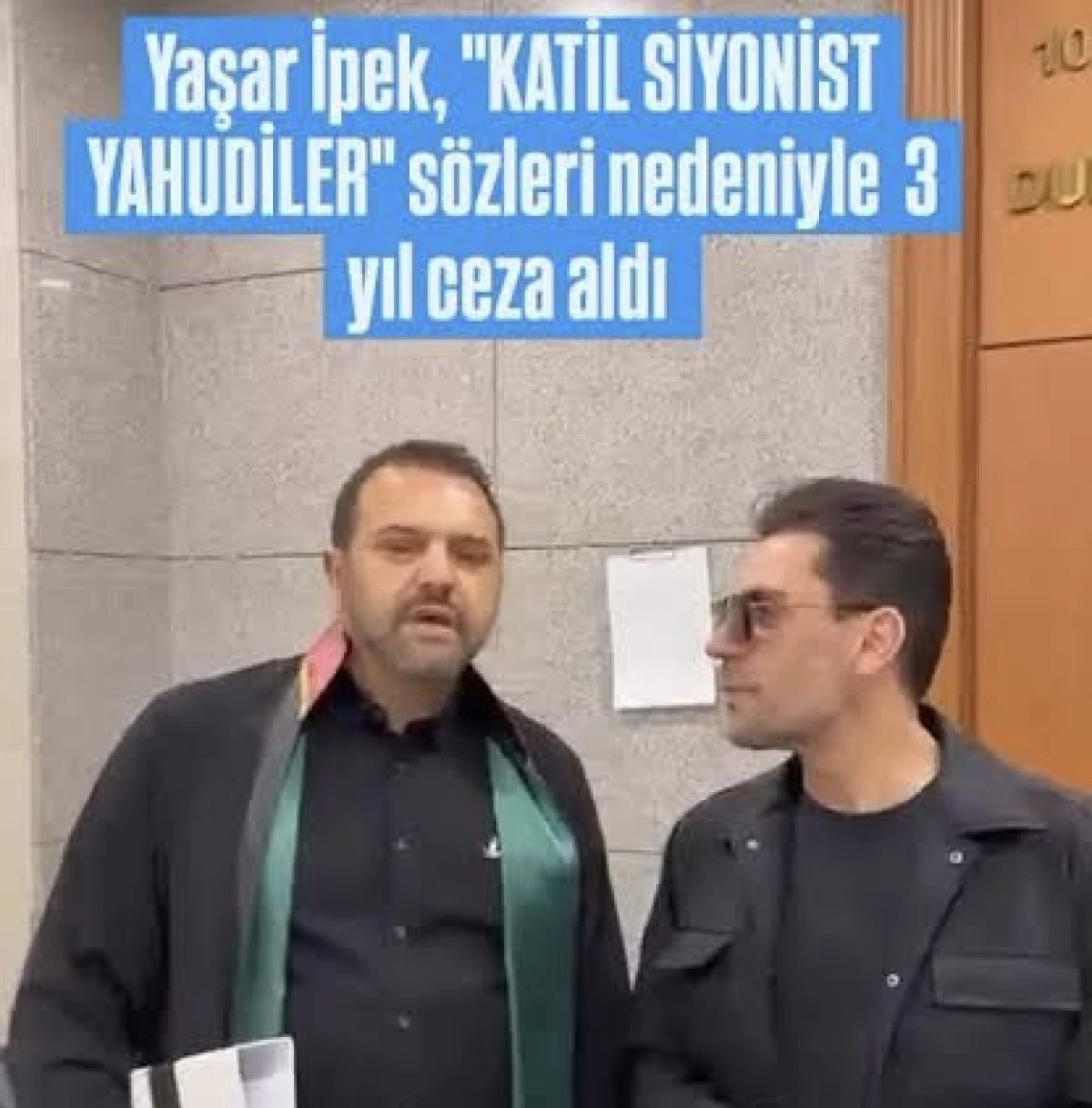 Yaşar İpek’e Gazze ile ilgili 3 yıl hapis cezası