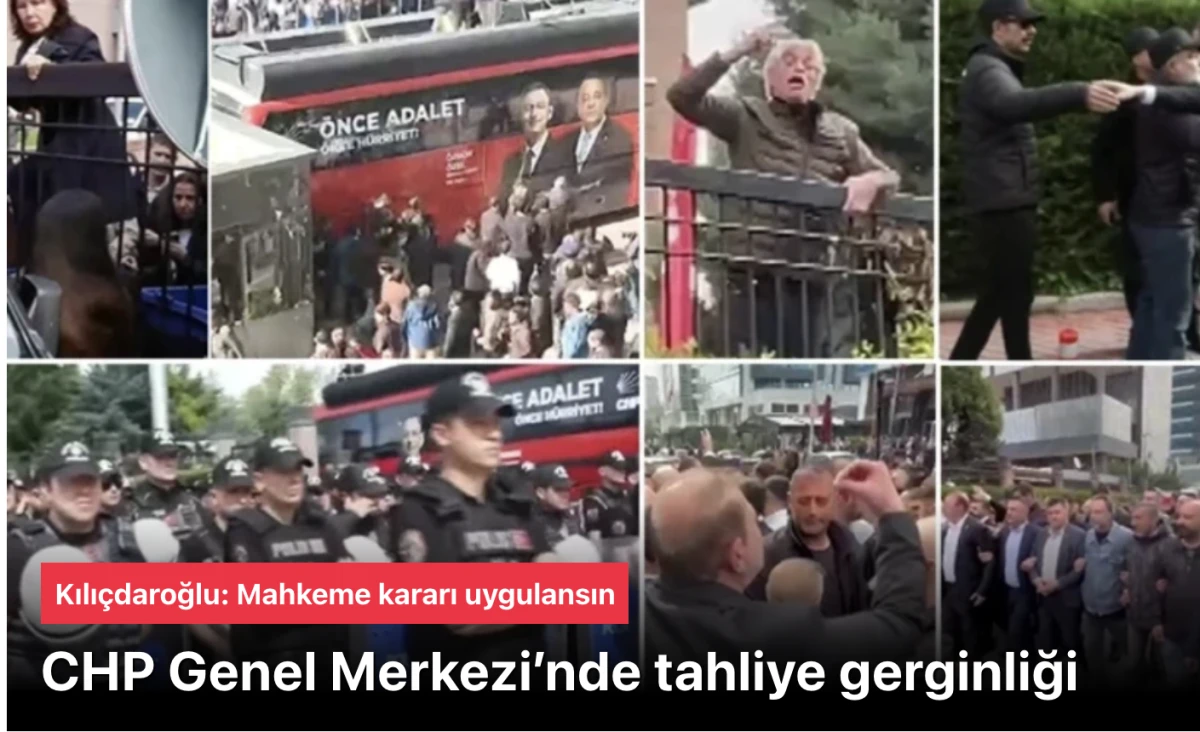 CHP Genel Merkezi'nde gerginlik!