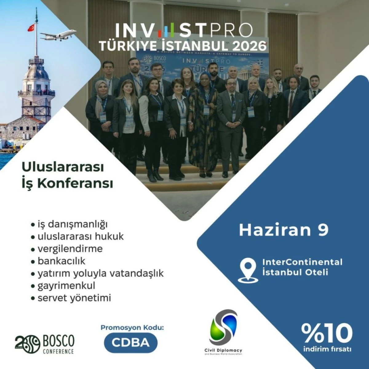 BOSCO INVESTPRO KONFERANSI’NDA BULUŞUYOR