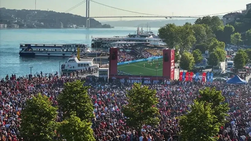 İstanbul Meydanları Milli Heyecanla Dolu: Vatandaşlar Dev Ekranlarda A Milli Takım’a Destek Verdi