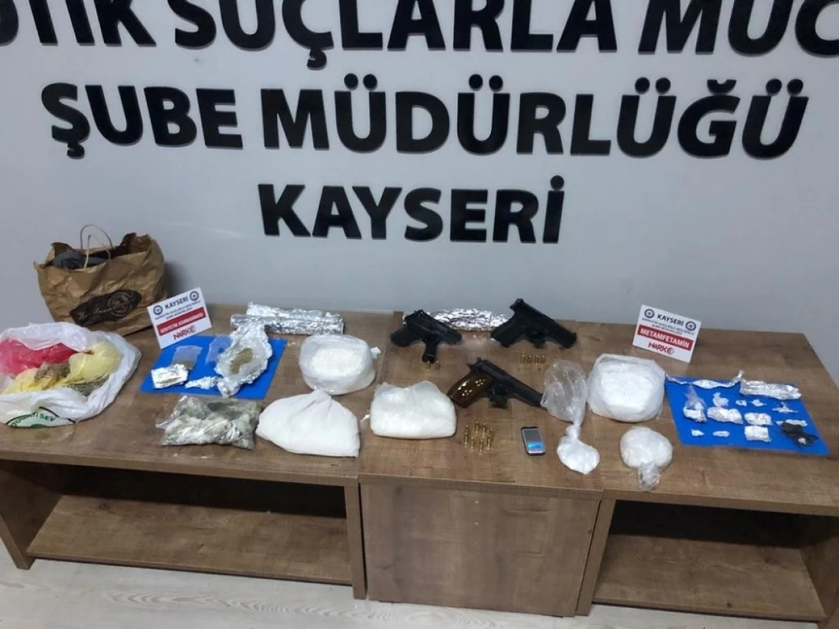 Kayseri'de Uyuşturucu Operasyonu: Çok Sayıda Şüpheli Gözaltına Alındı