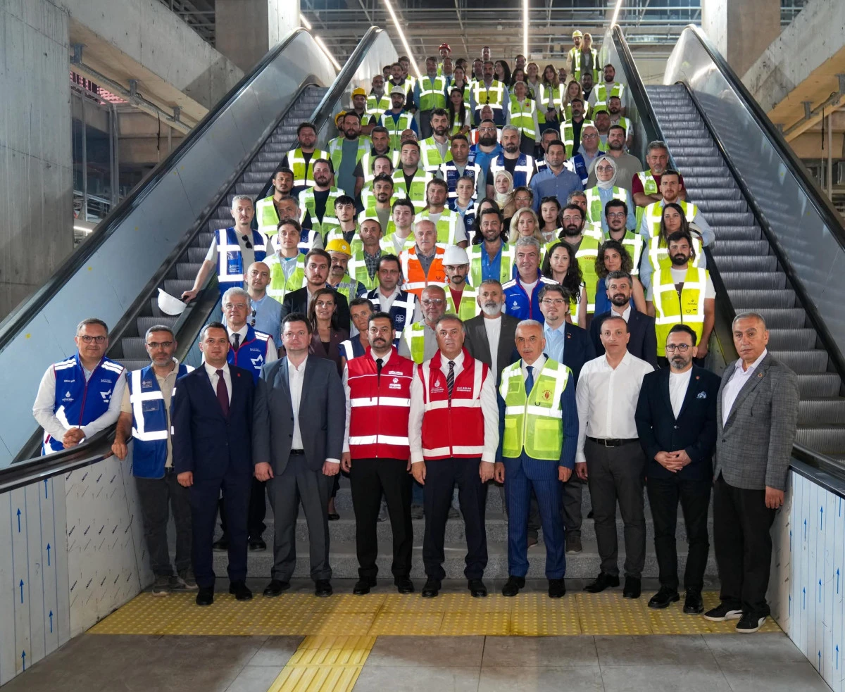 Ümraniye–Ataşehir–Göztepe Metro Hattı'nın Test Sürüşü Gerçekleşti