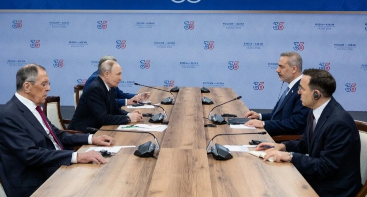 SON DAKİKA | Bakan Fidan, Kazan’da Putin ile Görüştü Masada Kritik Başlıklar Vardı