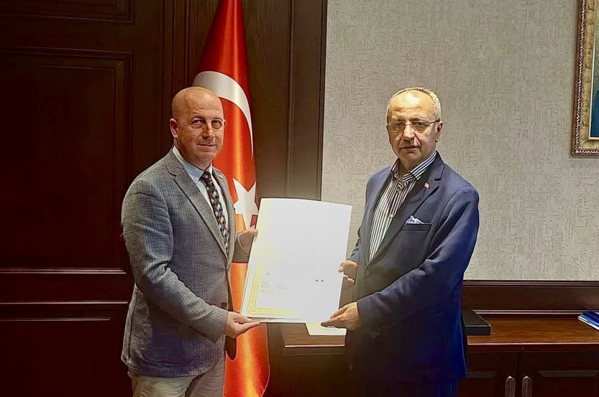 Ayberk Utku, Yüksel Çelik’e Veda Ziyaretinde Bulundu