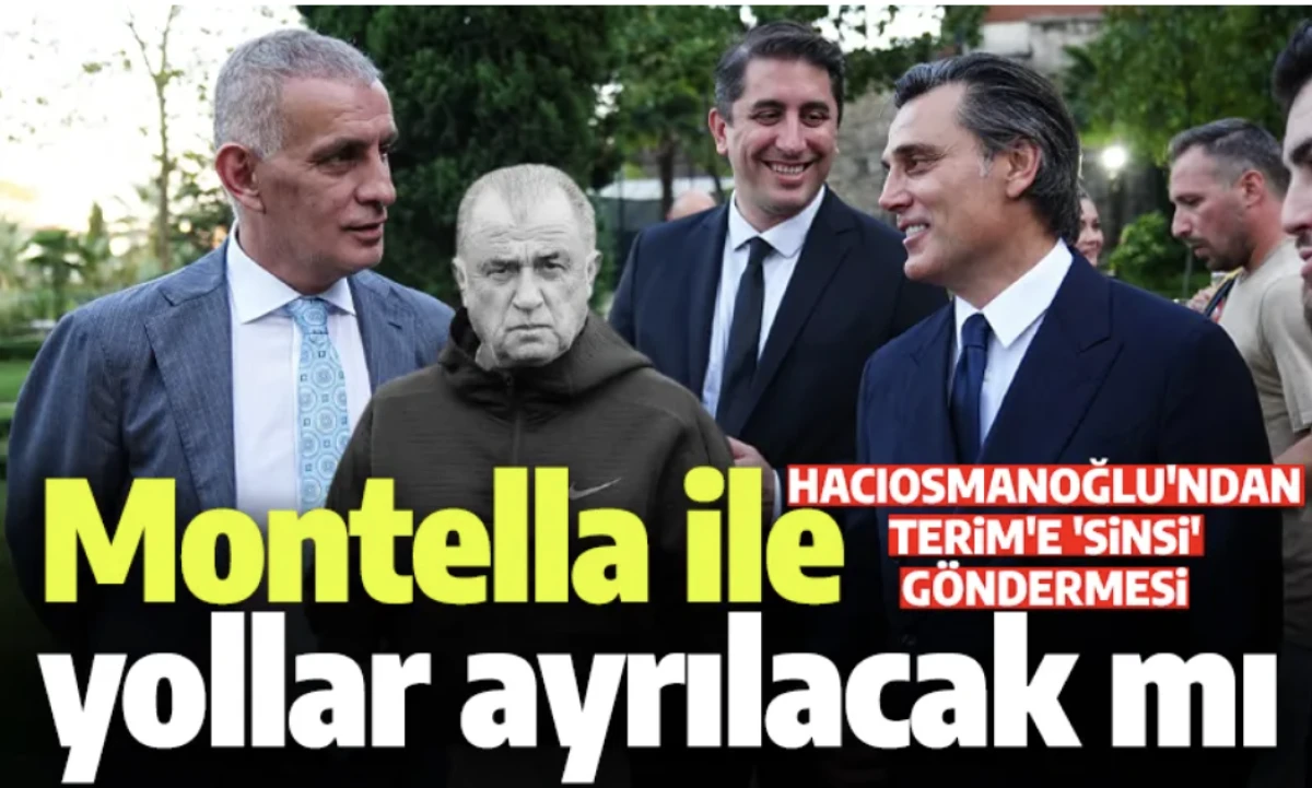 Montella Milli takımdan ayrılacak mı? TFF Başkanı Hacıosmanoğlu bizzat kendi açıkladı