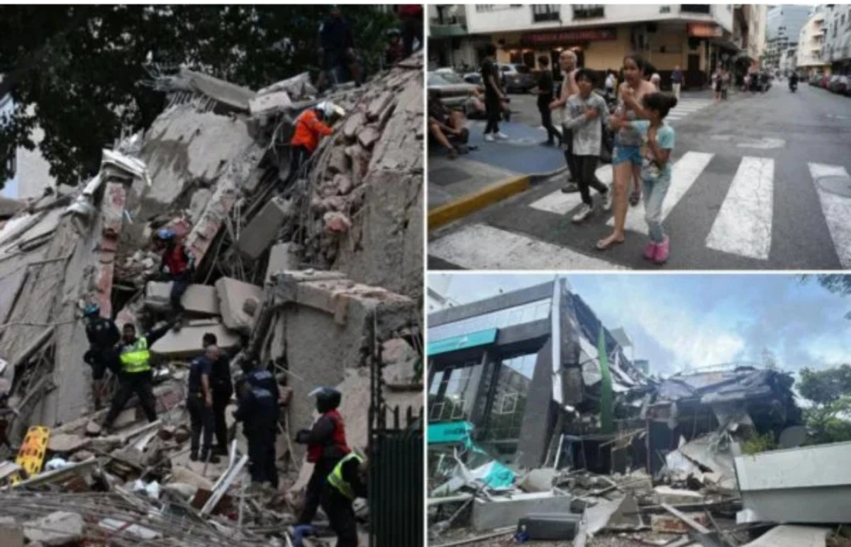 Venezuela'da Peş Peşe İki Güçlü Deprem Caracas'ta Binalar Yıkıldı
