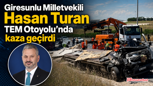Hasan Turan Kaza Geçirdi