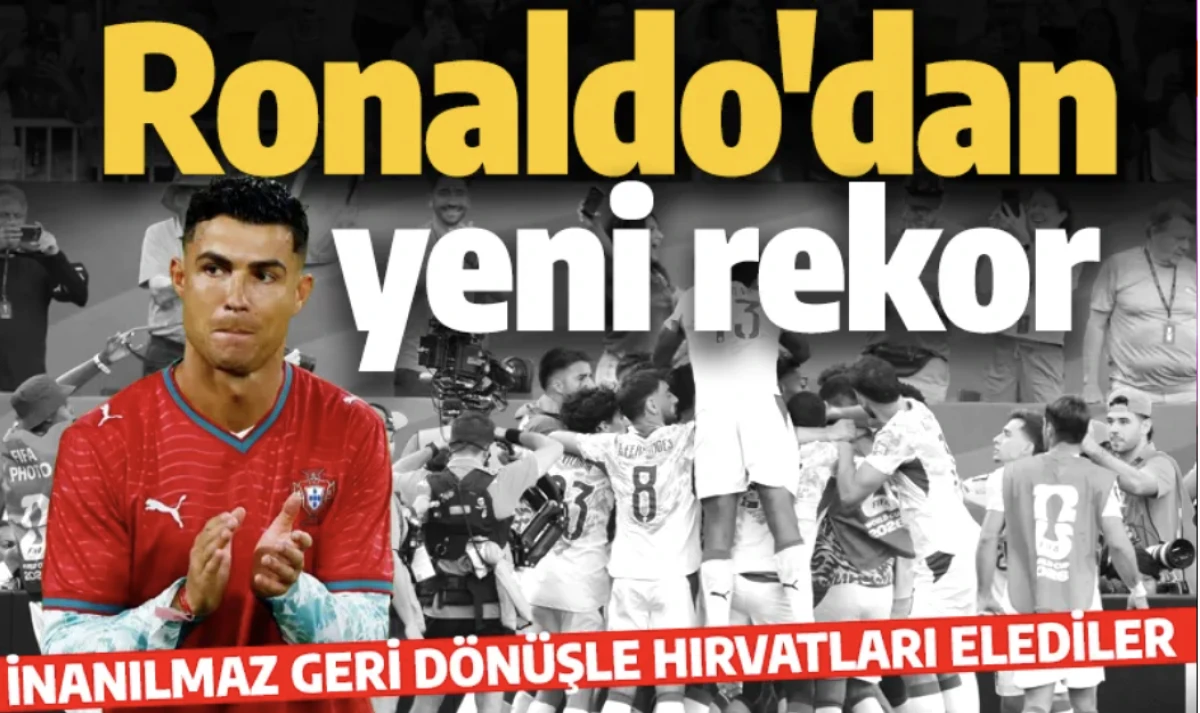 Ronaldo’dan Yeni Rekor! Portekiz, Hırvatistan’ı 2-1’le Eledi