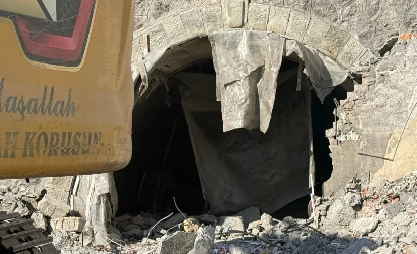 Zonguldak yıkım alanı sığınağı inceleniyor