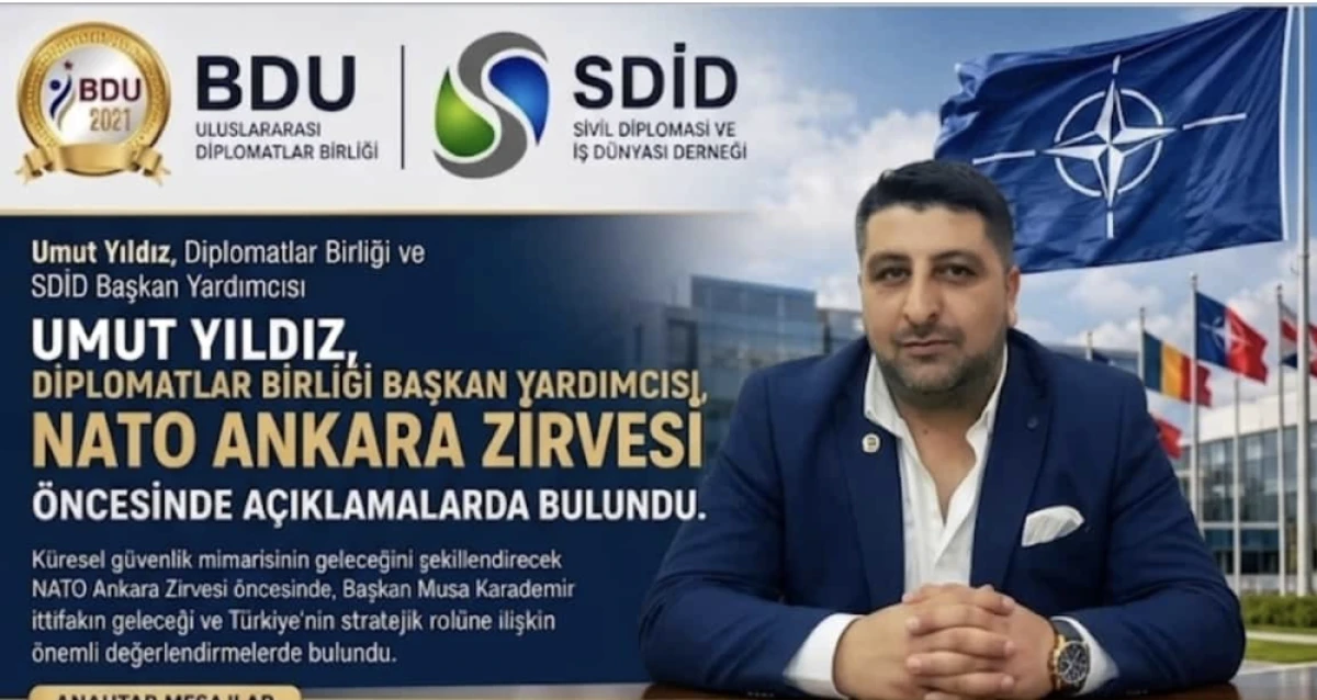 Türkiye Yüzyılı Partisi NATO Zirvesi’ne Tam Destek verdi! Umut Yıldız: “Devletimizin Yanındayız”