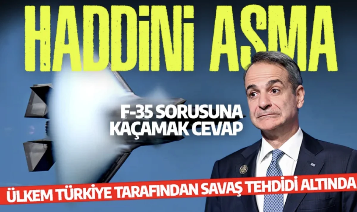 Yunanistan Başbakanı Miçotakis, F-35 sorusuna kaçamak cevap verdi