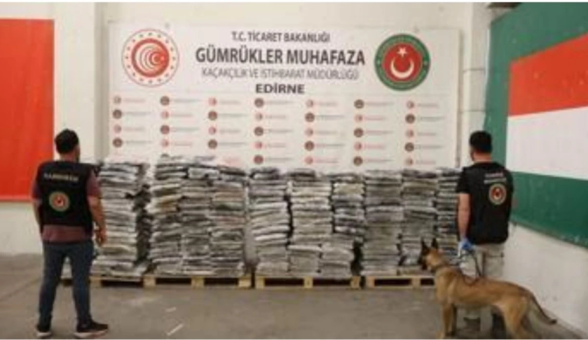 Kapıkule'de 1,2 Ton Uyuşturucu Ele Geçirildi