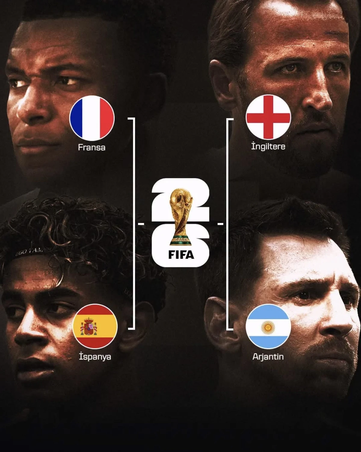 Dünya Kupası Yarı Final Futbol Maçları