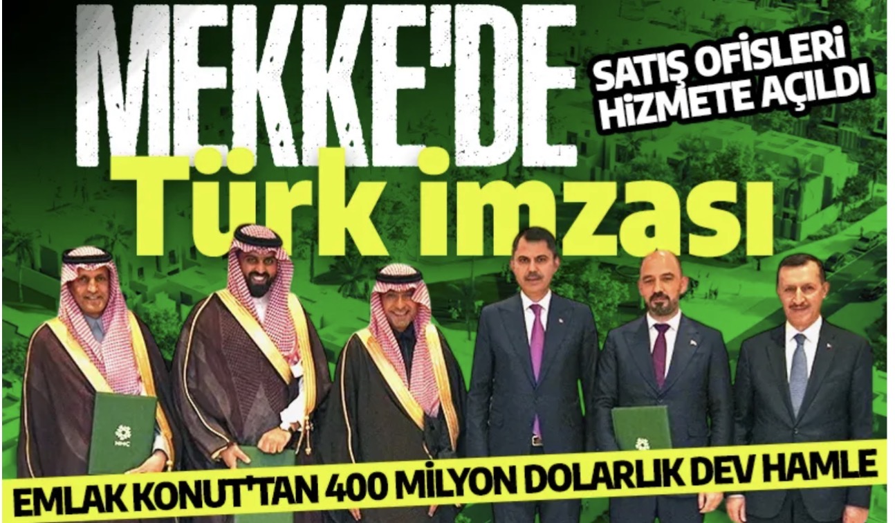 Mekke'de Emlak Konut'tan 400 milyon dolarlık dev hamle
