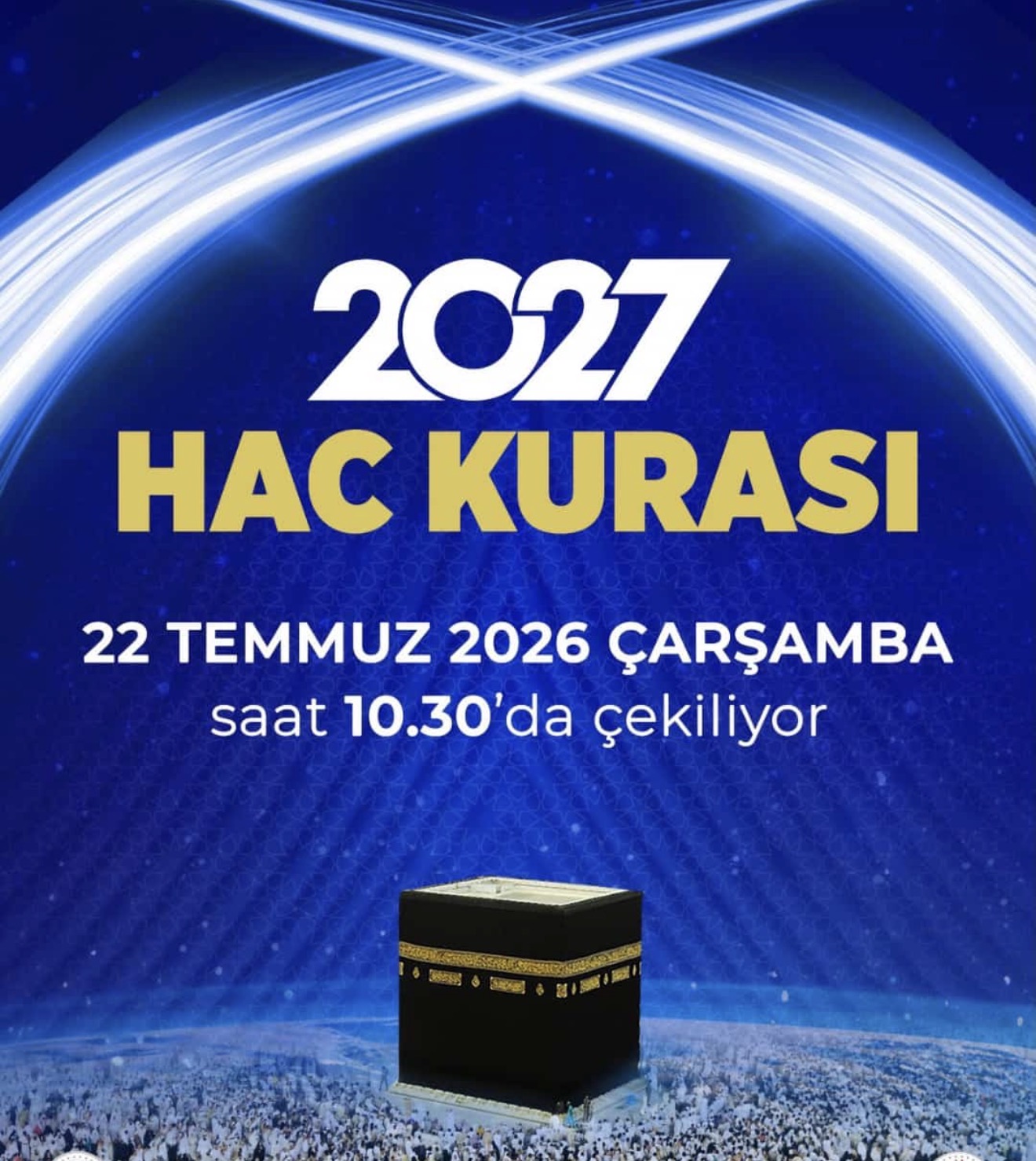 2027 Hac Kurası Ne Zaman? Yarın Saat 10.30’da Çekiliyor!