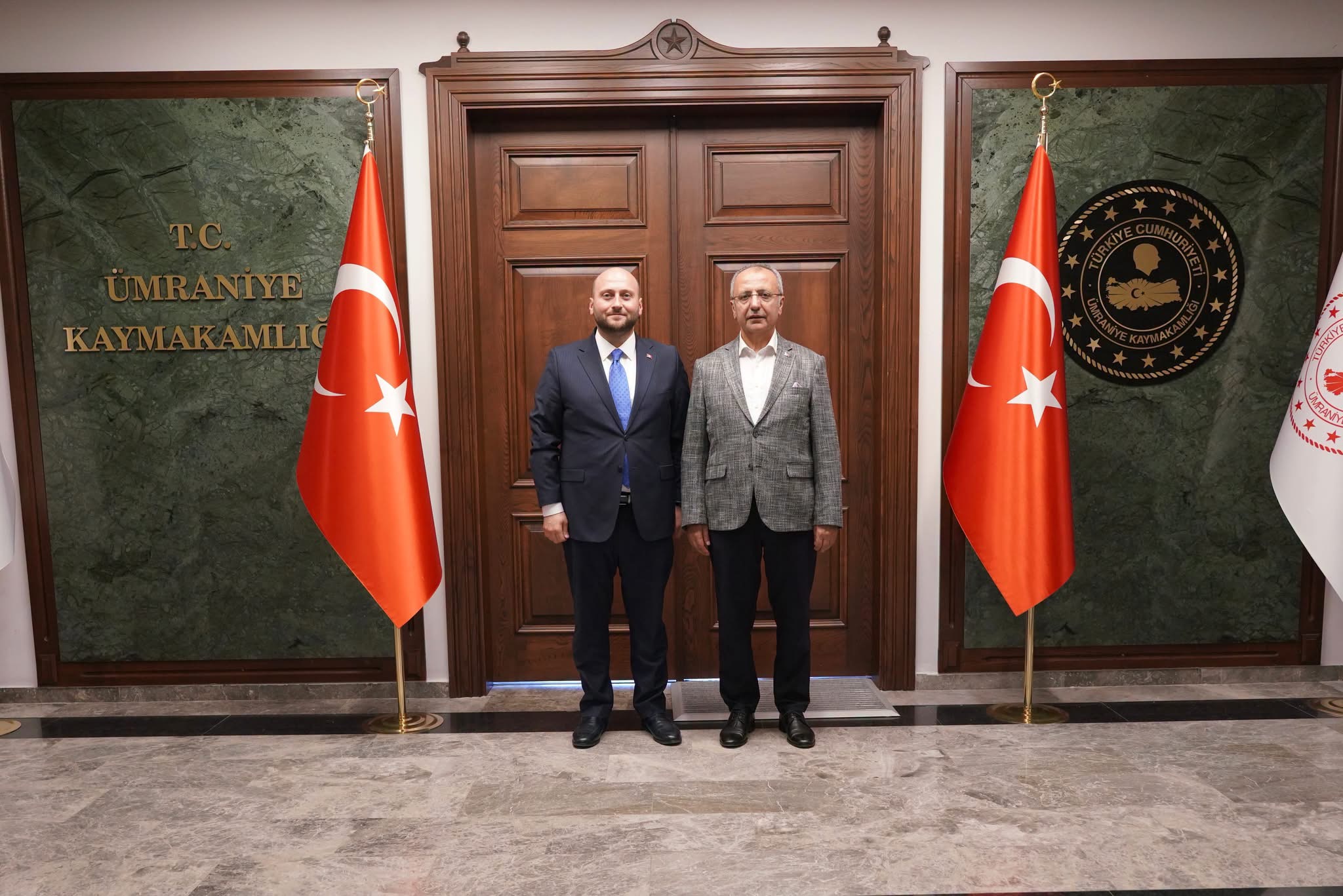 Eyüp Sultan Karal’dan Ümraniye Kaymakamı Yüksel Çelik’e Ziyaret