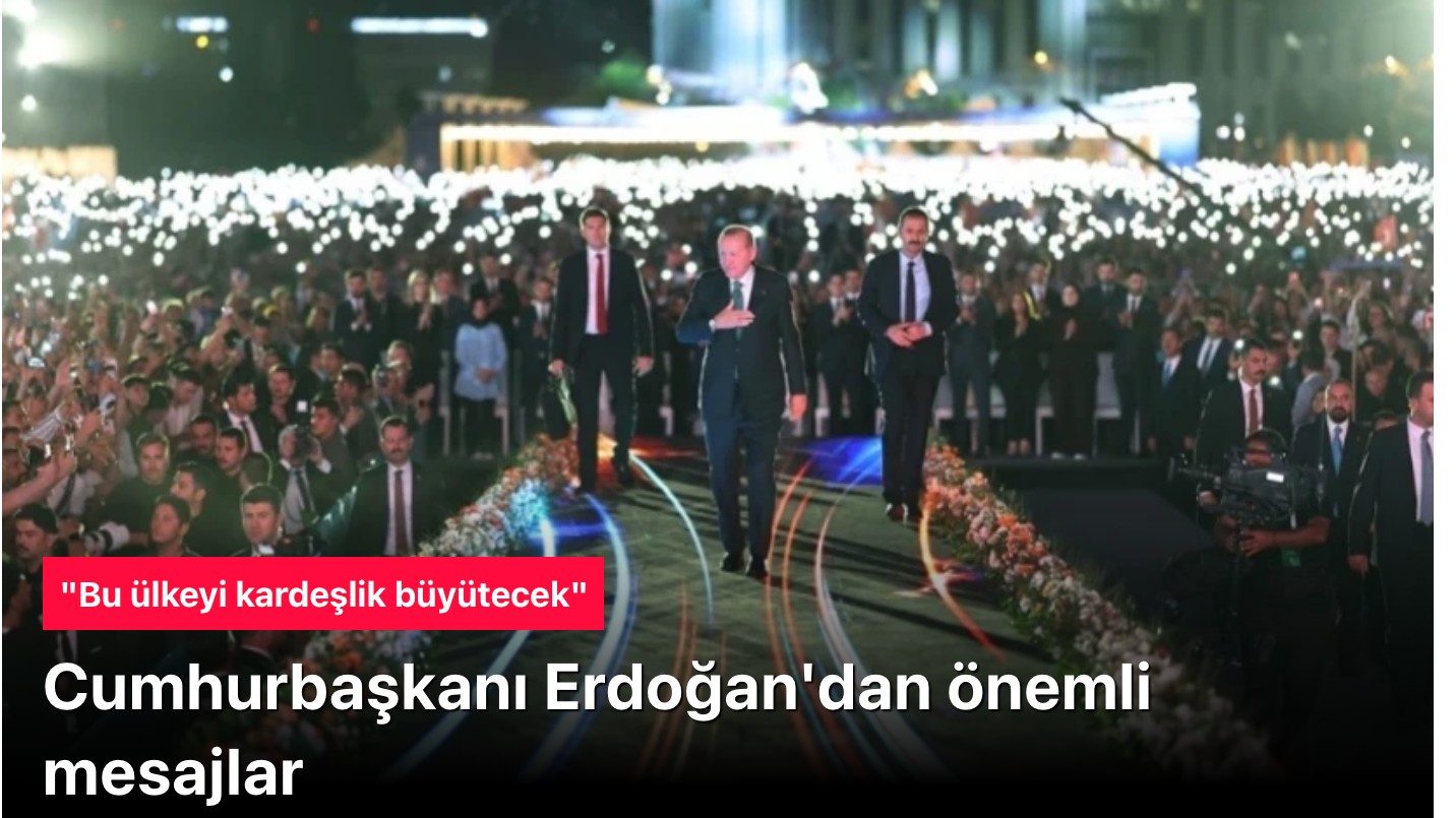 Başkan Erdoğan’dan AK Parti’nin 25. yılında önemli mesajlar: “Bu ülkeyi kardeşlik büyütecek”