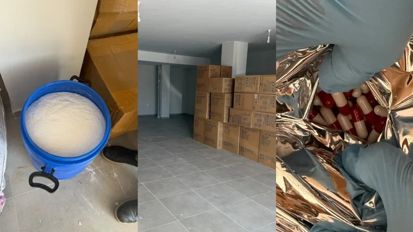 Mersin uyuşturucu hammaddesi operasyonu