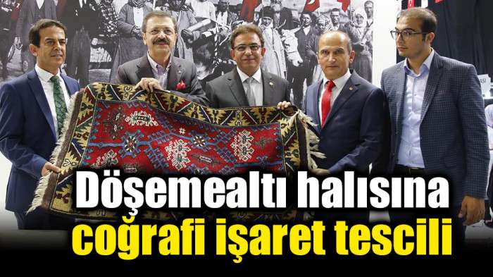 Döşemealtı halısına coğrafi işaret tescili