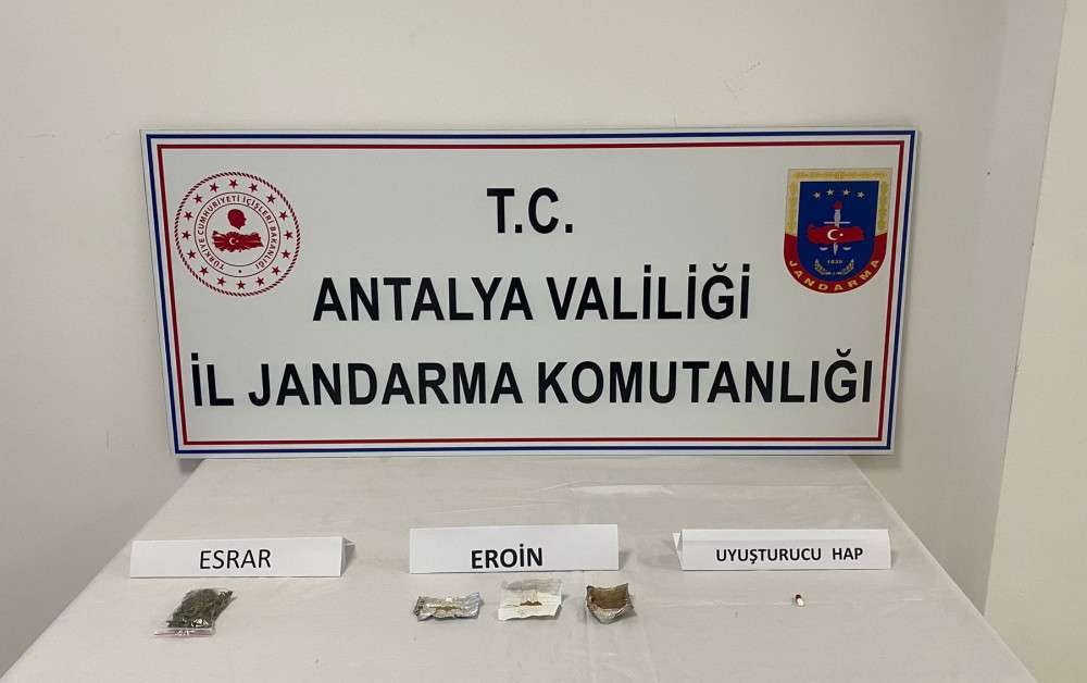 Manavgat'ta uyuşturucu operasyonu