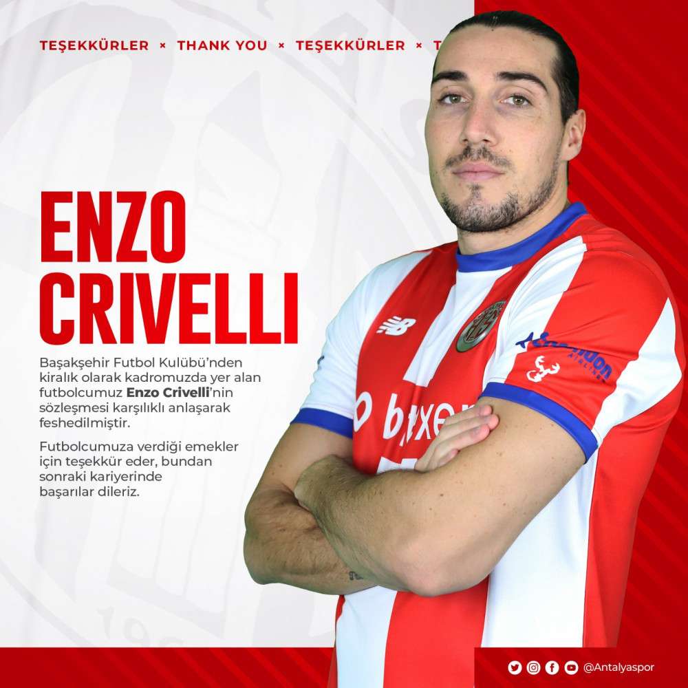 Crivelli gönderildi