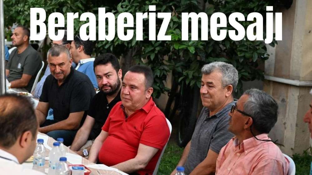 Beraberiz mesajı