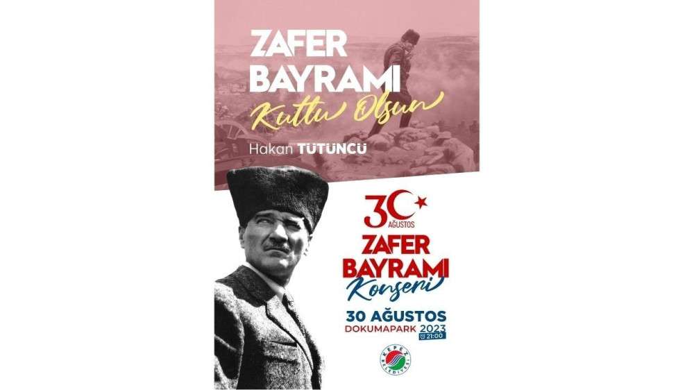 Kepez Belediyesi 30 Ağustos İlanı