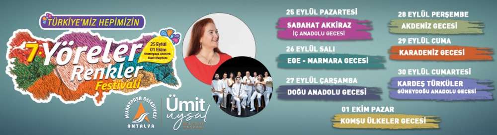 Muratpaşa Belediyesi Festival ilanı