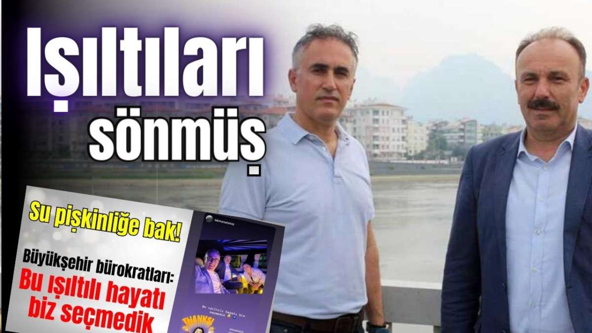 Işıltıları sönmüş!