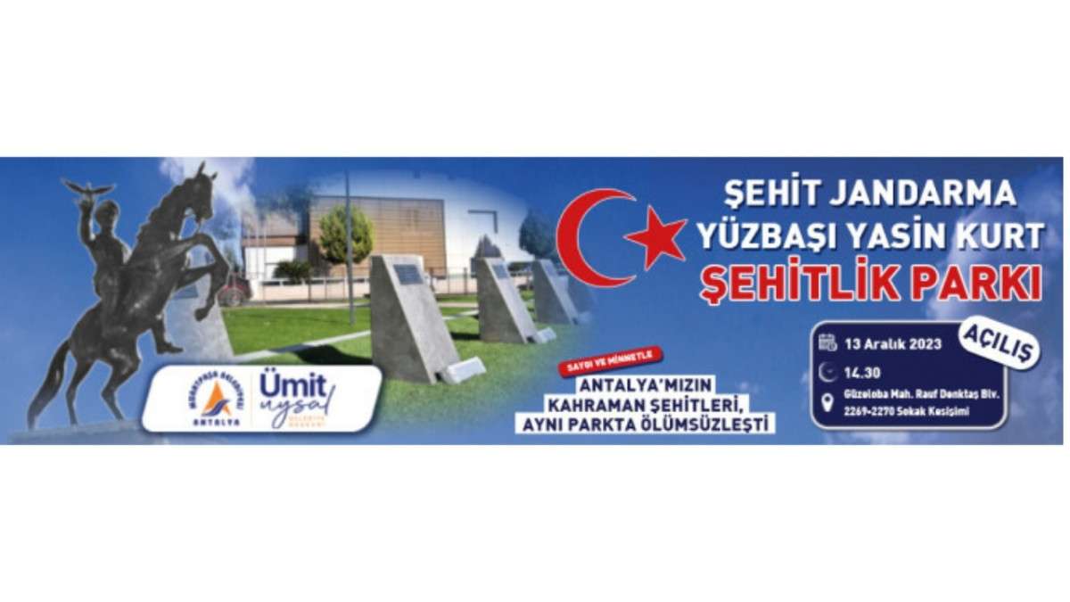 Şehitlik Parkı Açılış