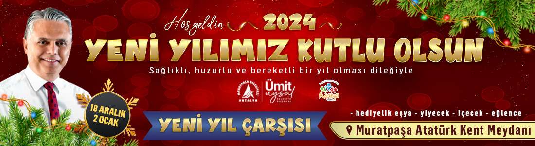Muratpaşa Belediyesi Yeni Yıl ilanı