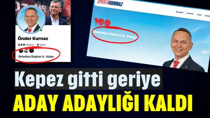 Kepez gitti geriye aday adaylığı kaldı