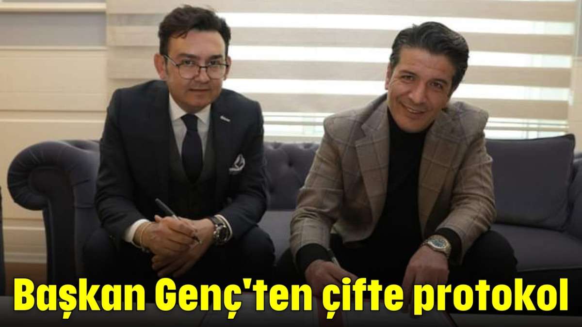 Başkan Genç'ten çifte protokol