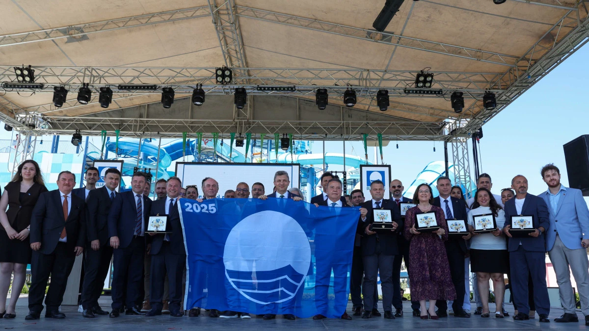 Antalya'da Mavi Bayrak Töreni