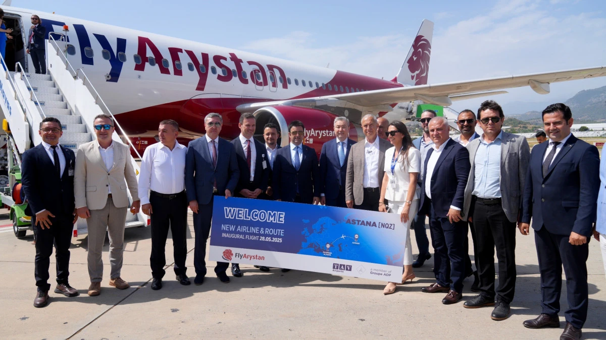 Kazakistan’dan Gazipaşa-Alanya Havalimanı’na ilk direkt uçuş gerçekleşti 