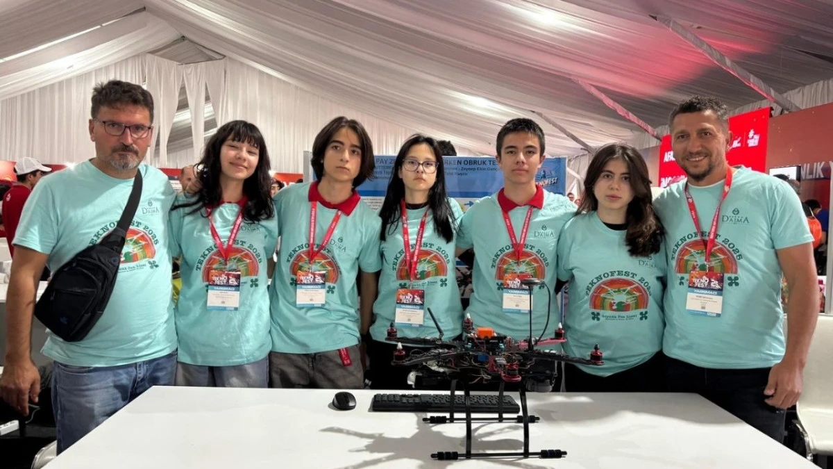 Göynüklü öğrenciler Teknofest'te üçüncü oldu 