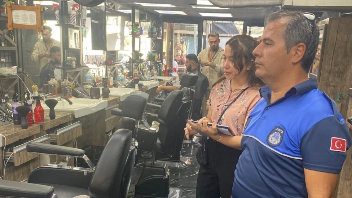 Kemer'de berber ve güzellik salonlarına denetim