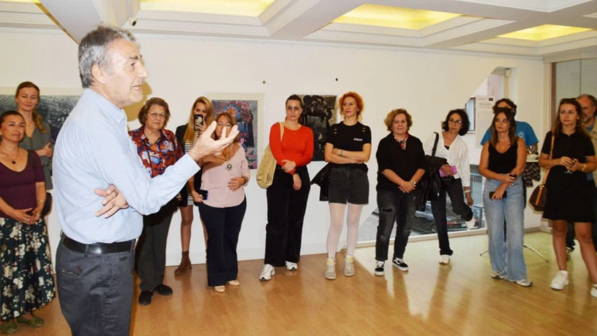 Antalya'da açılan Ahşap Gravür Sergisi yoğun ilgi gördü 
