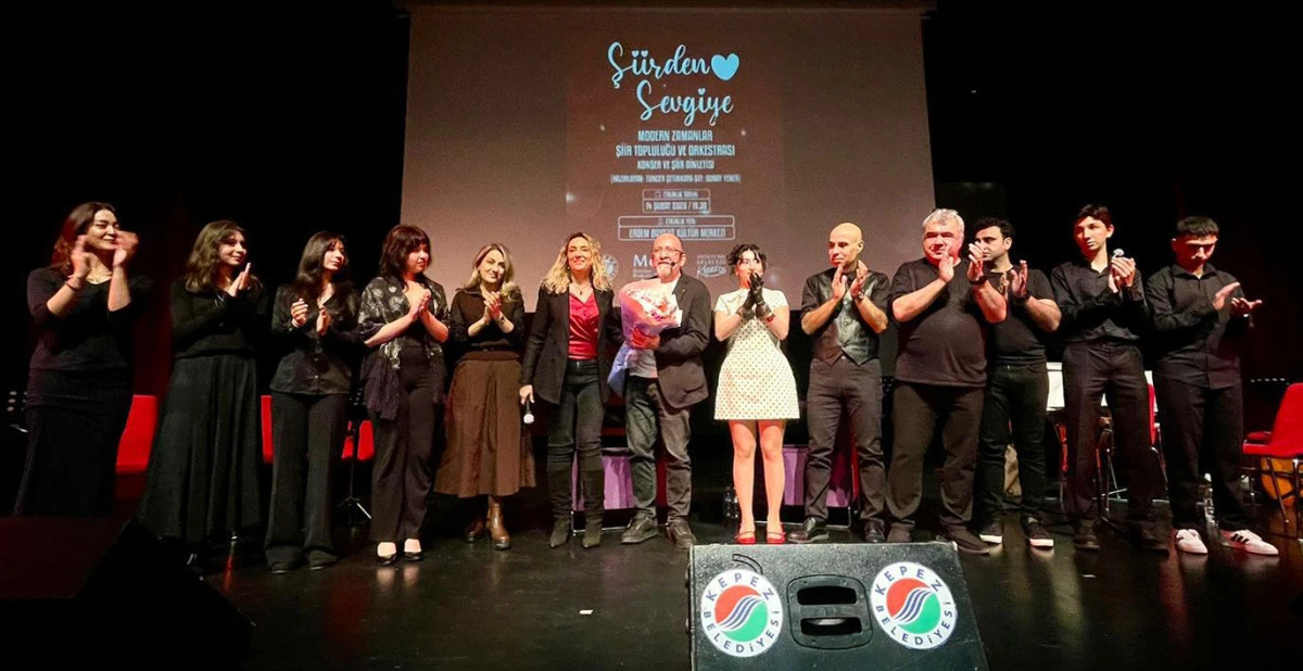 Kepez’de 14 Şubat sanatla kutlandı