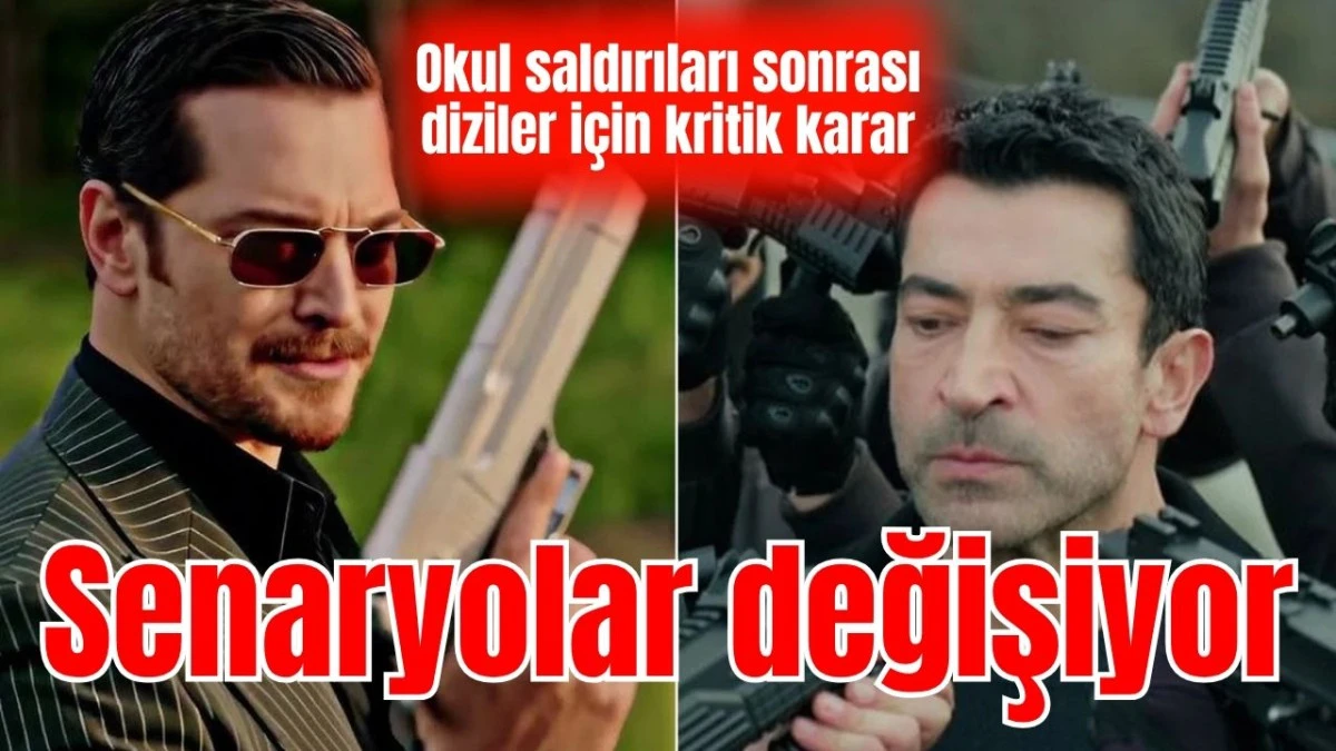 Okul saldırıları sonrası diziler için kritik karar: Senaryolar değişiyor 