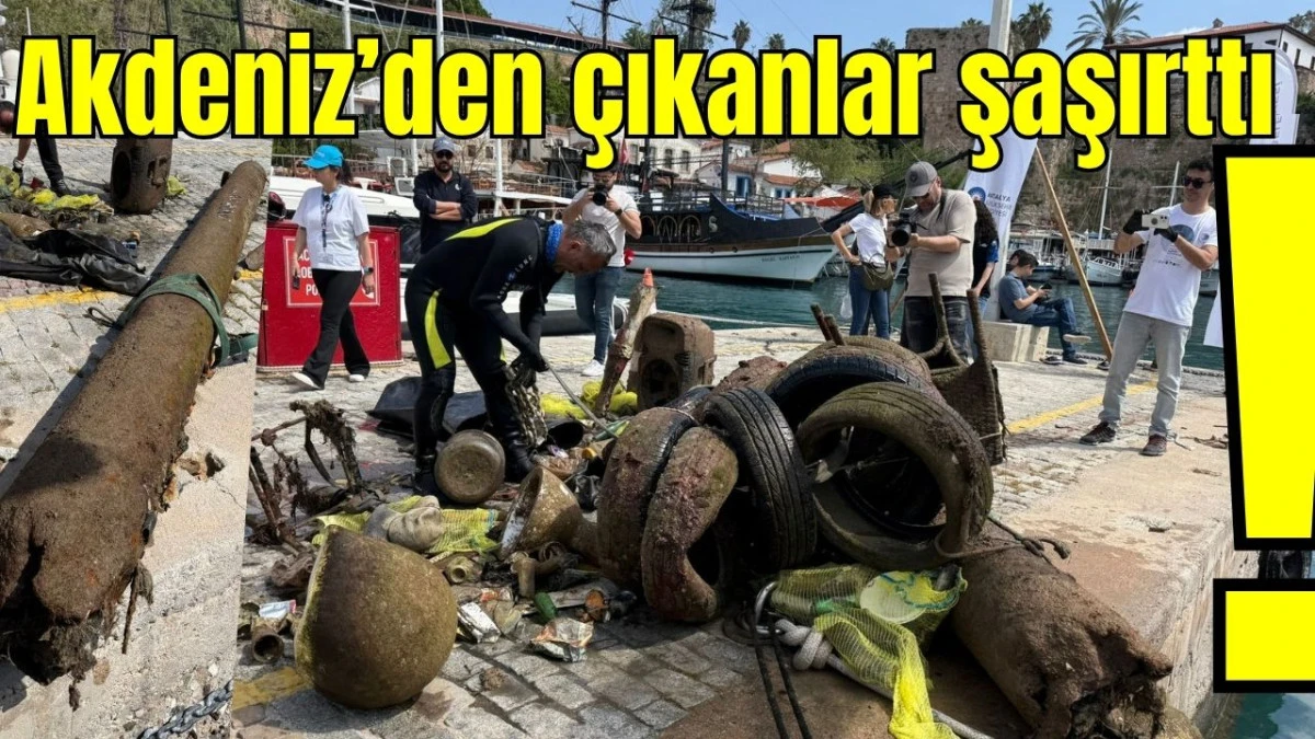 Akdeniz'den çıkanlar şaşırttı!