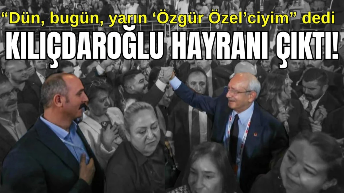 "Dün, bugün, yarın 'Özgür Özel'ciyim" dedi, Kılıçdaroğlu hayranı çıktı