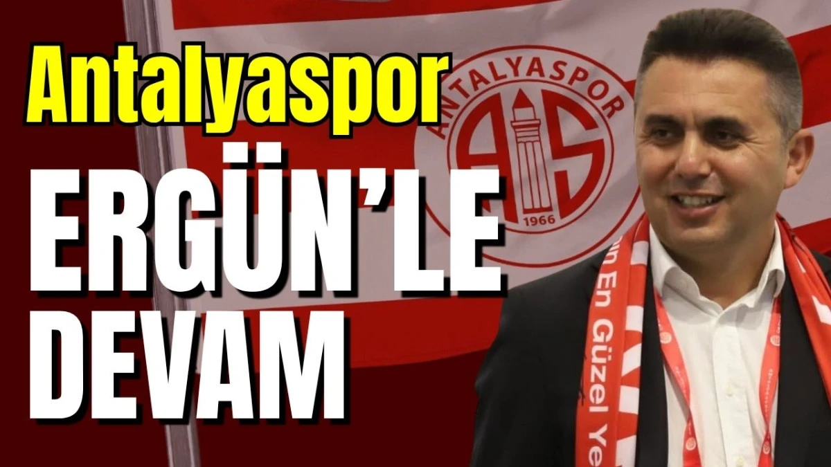 Antalyaspor Ergün’le devam