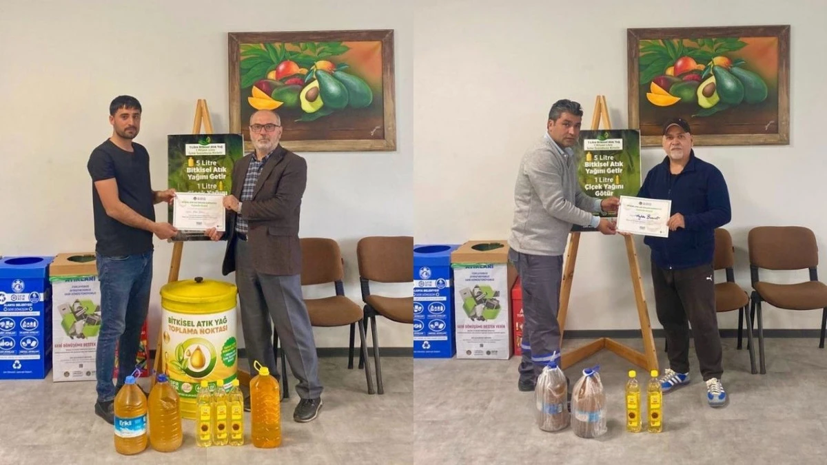 Alanya'da atık yağ toplamada büyük başarı