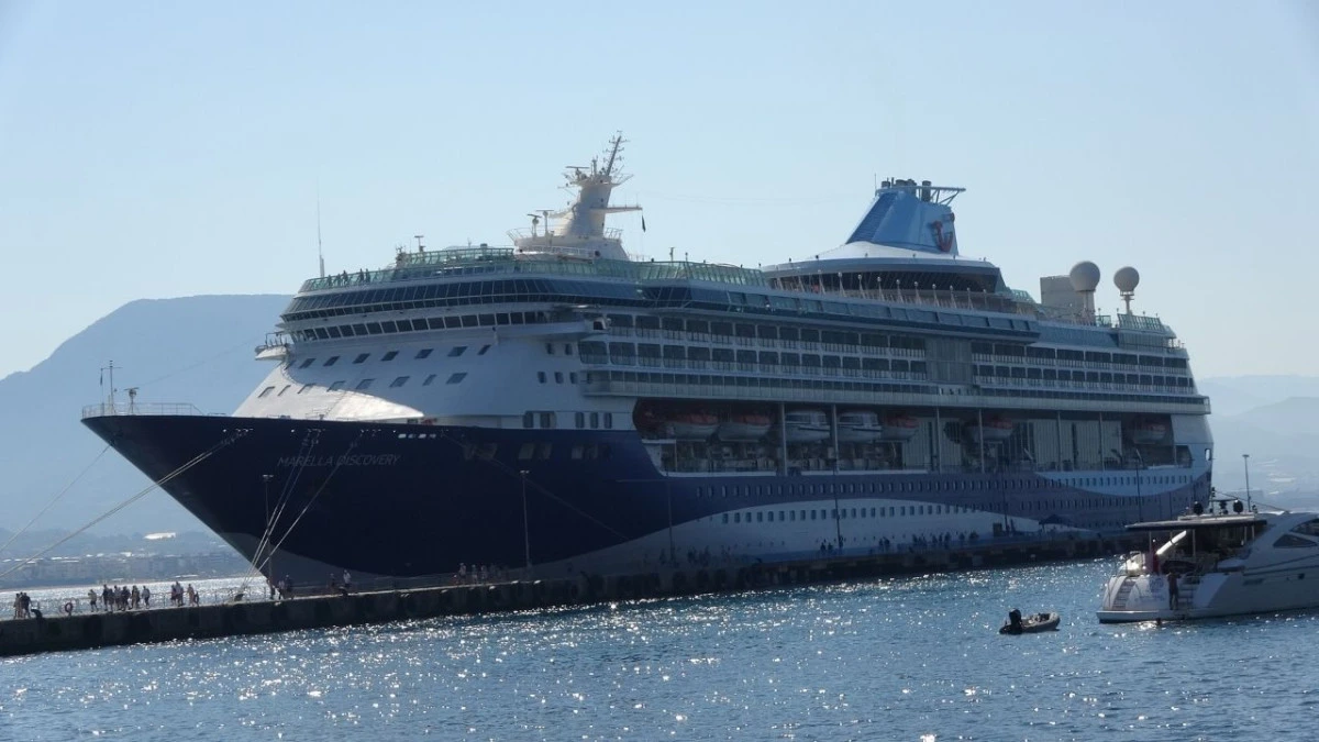 Alanya'ya kruvaziyerle 1749 turist geldi