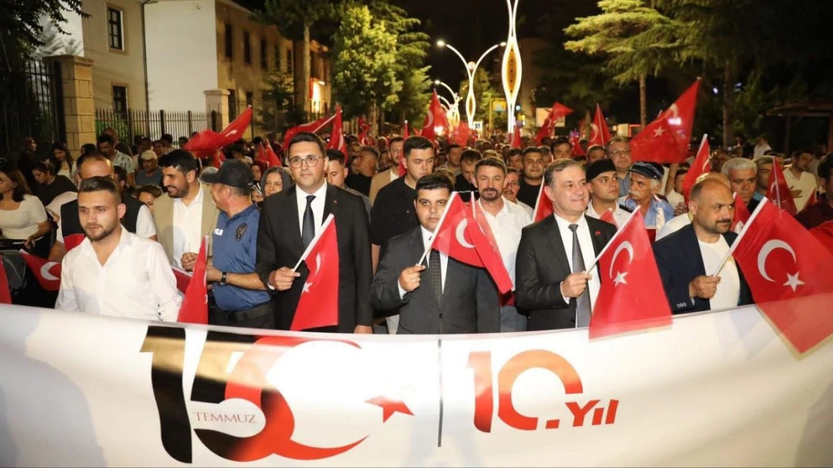 Elmalı'da 15 Temmuz için anlamlı buluşma