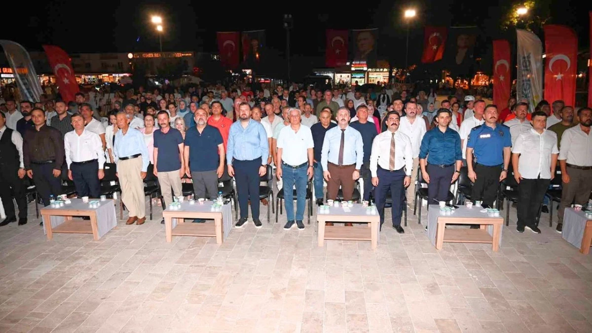 Kemer'de 15 Temmuz ruhu yaşatıldı