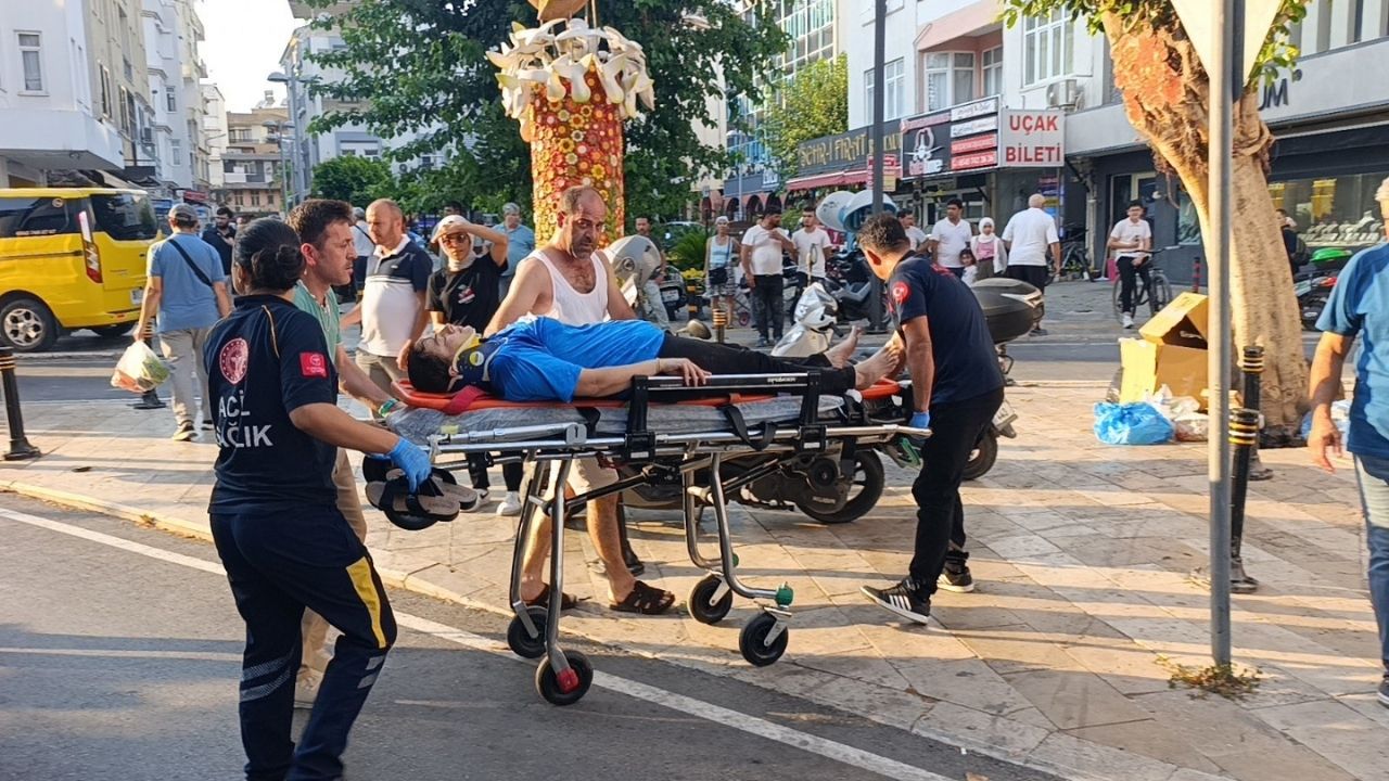 Manavgat'ta korkutan kaza: 3 yaralı